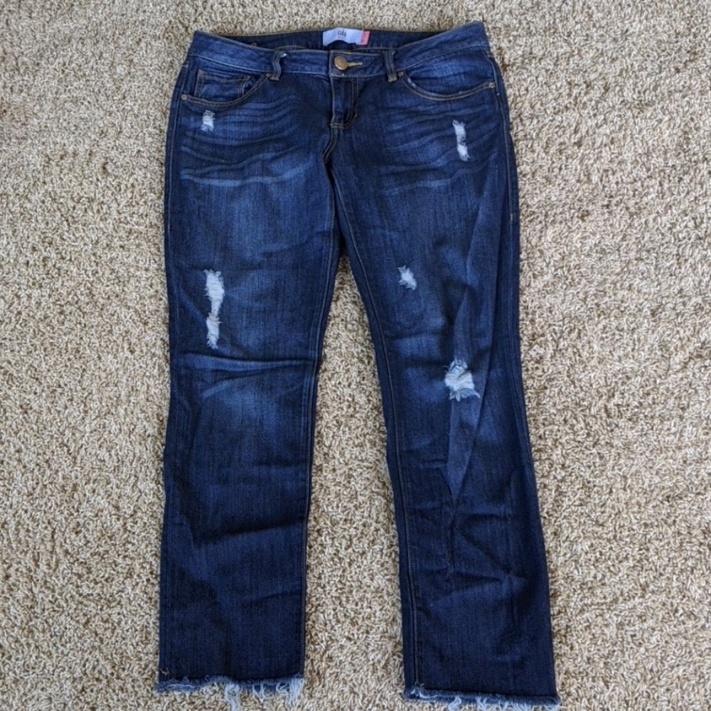 CAbi - slim boyfriend distressed size 6